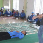 Sosialisasi siaga bencana yang digelar KSB Mitra Utama Banuaran di Masjid Al Quwait
