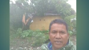 Rumah tertimpa pohon tumbang di Banuaran