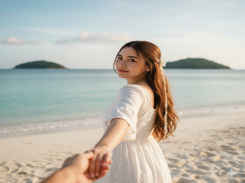 Bikin Foto Liburan Ala Pantai Tanpa Pergi ke Mana-mana dengan Gemini AI