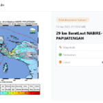 Gempa M 6,6 Guncang Nabire, Papua Tengah