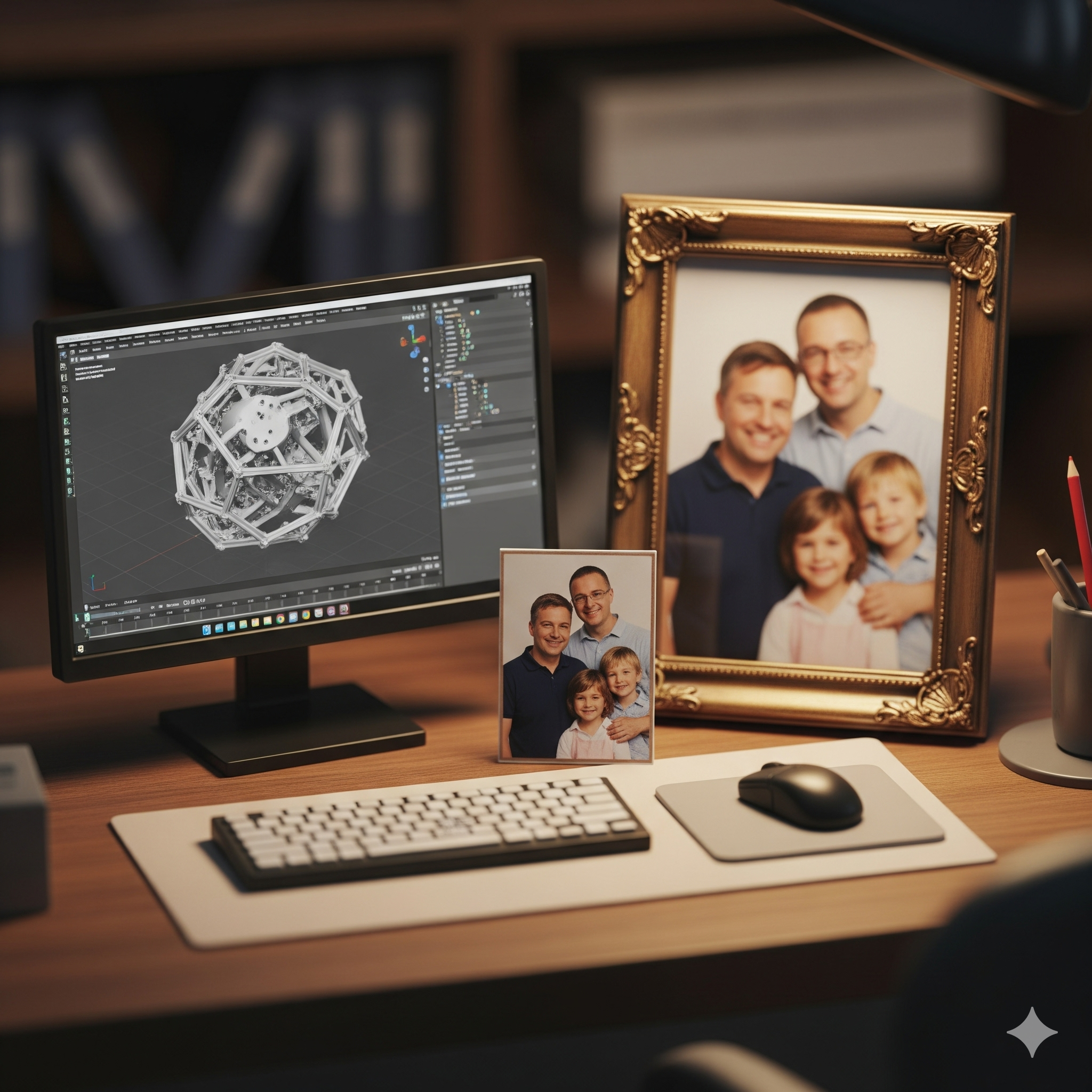 Membuat Foto Keluarga ala Studio dengan Gemini AI