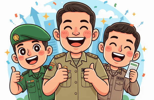 Gaji ASN, TNI, dan Polri Bakal Naik: Rencana Strategis Pemerintahan Prabowo-Gibran